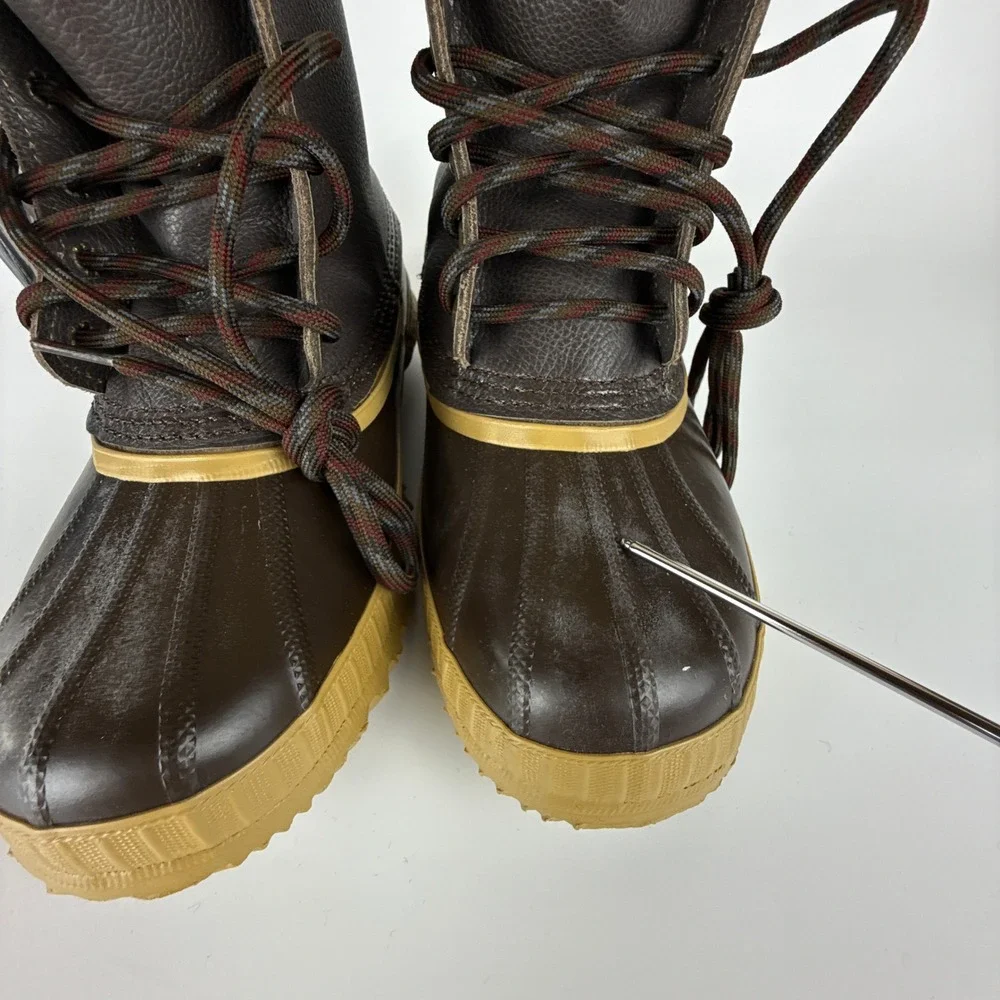 Vintage Sorel Caribou Winter Snow Boots Mens‎ 7 Arctic Pac Chocolate  Canada New